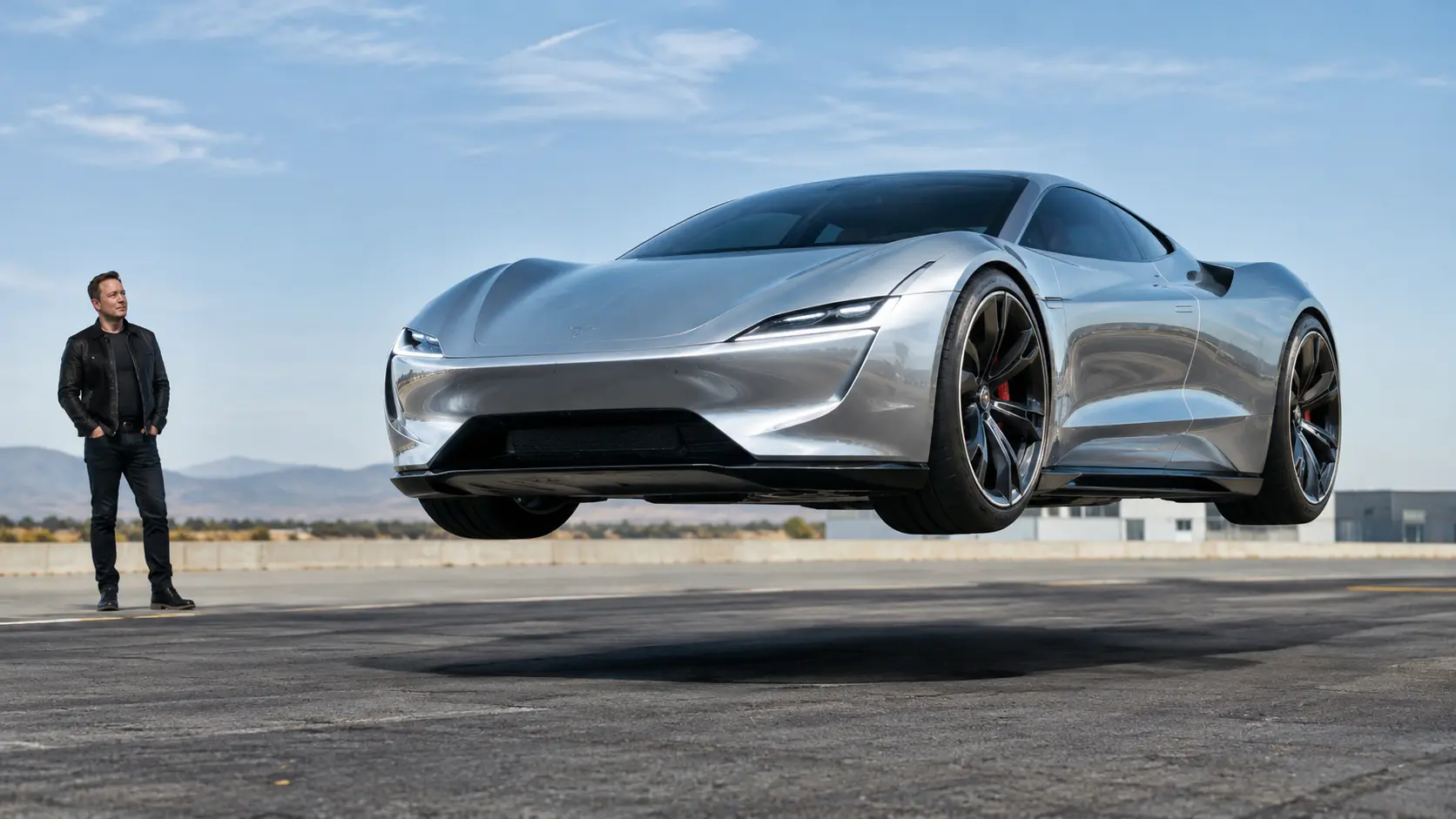 Elon Musk Flying Car Prompt